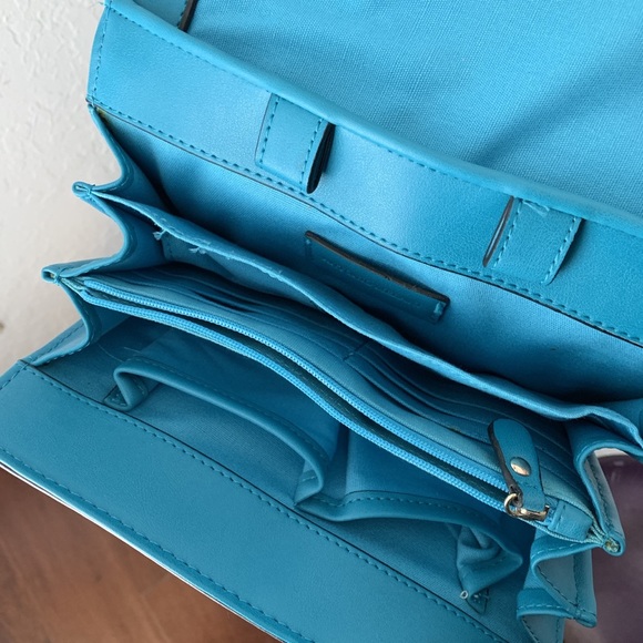 Blue Antonio Melani Crossbody/Shoulder Bag - Picture 3 of 3